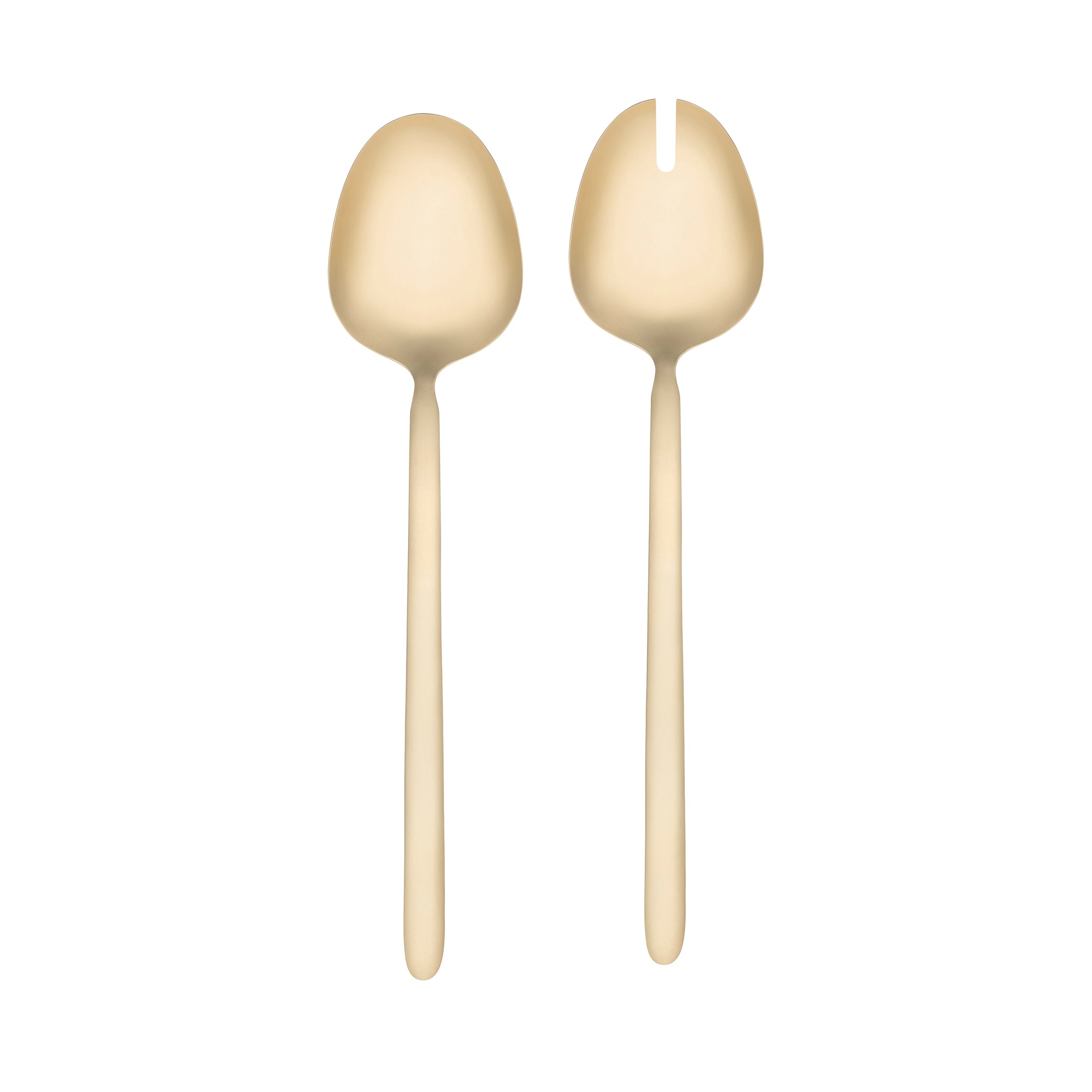 blomus STELLA PVD Coated Stainless Steel Salad Servers - 2 Piece Modern Minimalist Set
