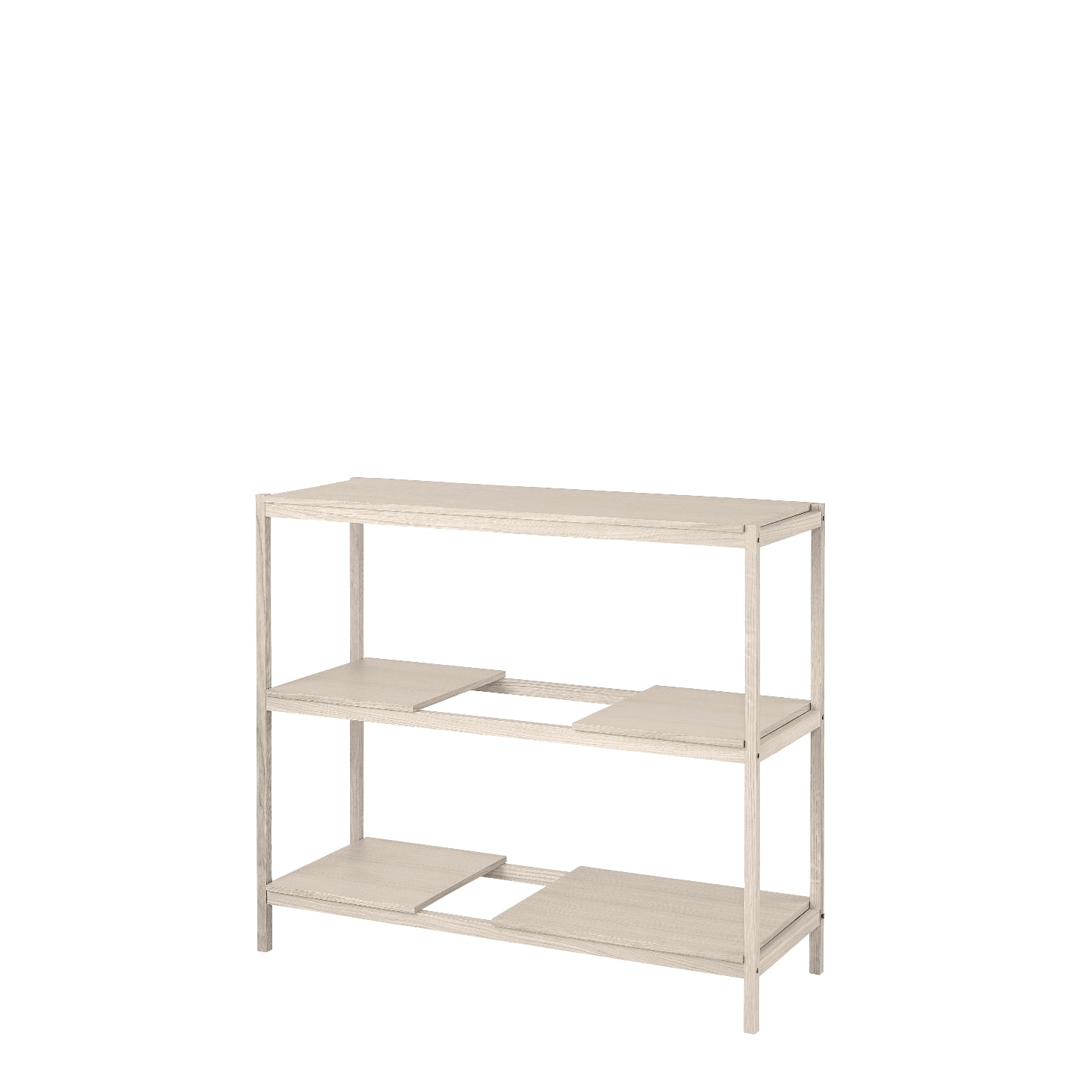 blomus SUKOYA Oak Shelf Unit with Adjustable Shelf Panels - Scandinavian Design - 3 Shelf