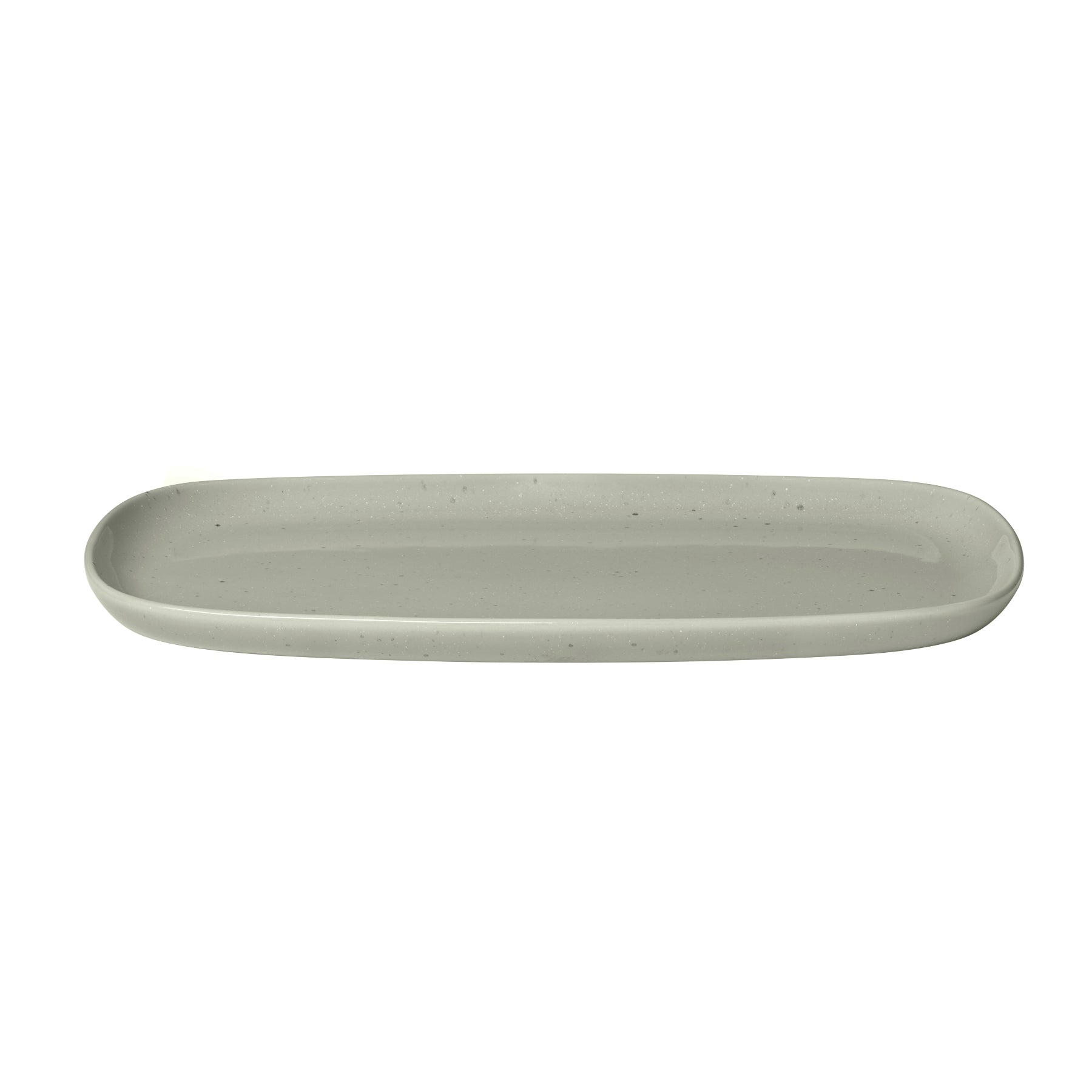blomus VAHLO Stoneware Squared Plates - Minimalist Modern Rounded Edge Serving Platter