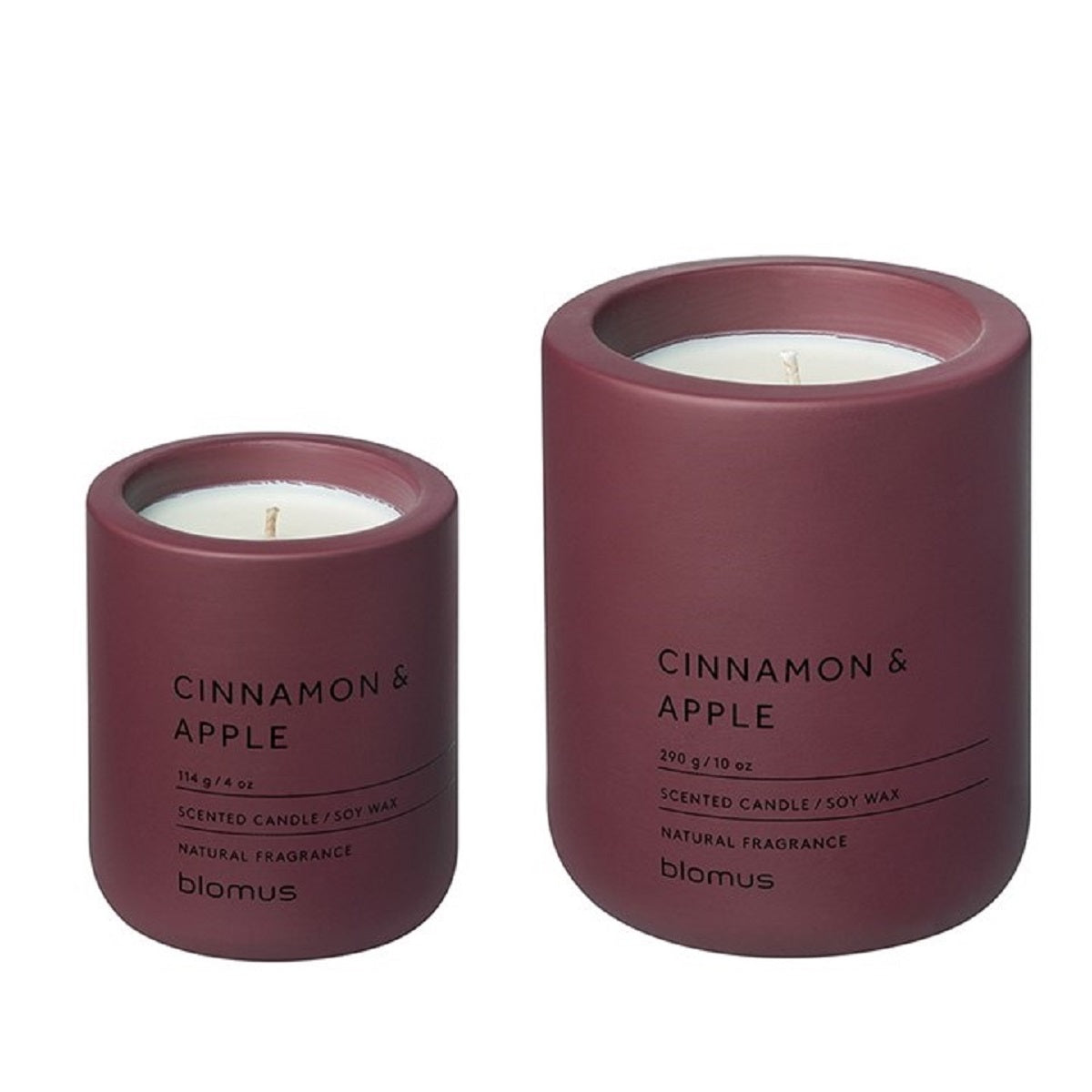 キャンドル Fraga scented Candle 25 hours FRAGA Scented Jar Candle with Concrete Container Set of Large and Smal