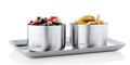 Stainless Steel Tray 13x22 + Snack Bowl - Small (x2) Set