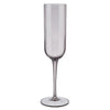 FUUM Champagne Flute Glasses - 7 Ounce - Set of 4 - Fungi
