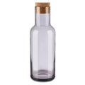 FUUM Water Carafe - 34 Ounce - With Cork Lid - Fungi