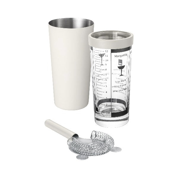 Stainless Steel Boston Cocktail Shaker Set - Thumbnail 5