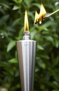 Stainless Steel Outdoor Garden Torch - Cone + Cap For Torch Set