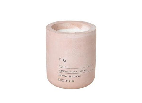 Scented Candle In Concrete Container - Small - Rose Dust