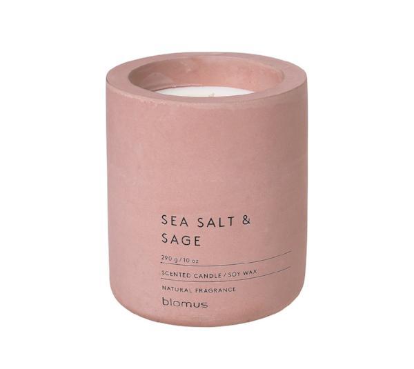 FRAGA Large Scented Jar Candle with Colored Concrete Container - Soy W