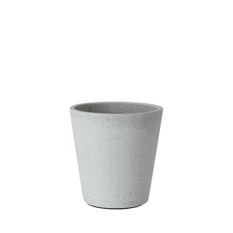 Flower Pot Medium 6 x 5 Light Grey