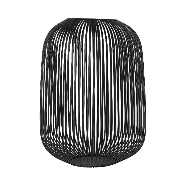 Blomus | ブロムス Lito ランターナ ランタン LITO Steel Indoor Lantern Candleholder with Shadowed Lighting Effect -