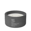 Scented Candle in Concrete Container - 3 Wick - Magnet