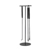 Fireplace Tool Set - 3 pc Black