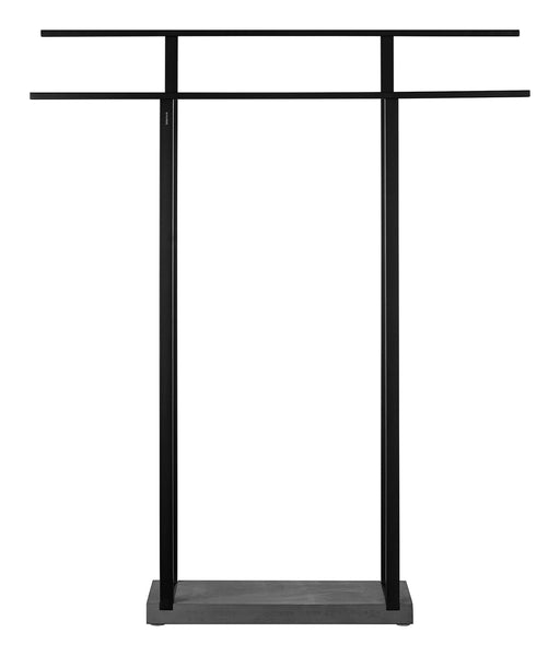 Free Standing Towel Rack - Wide - Black