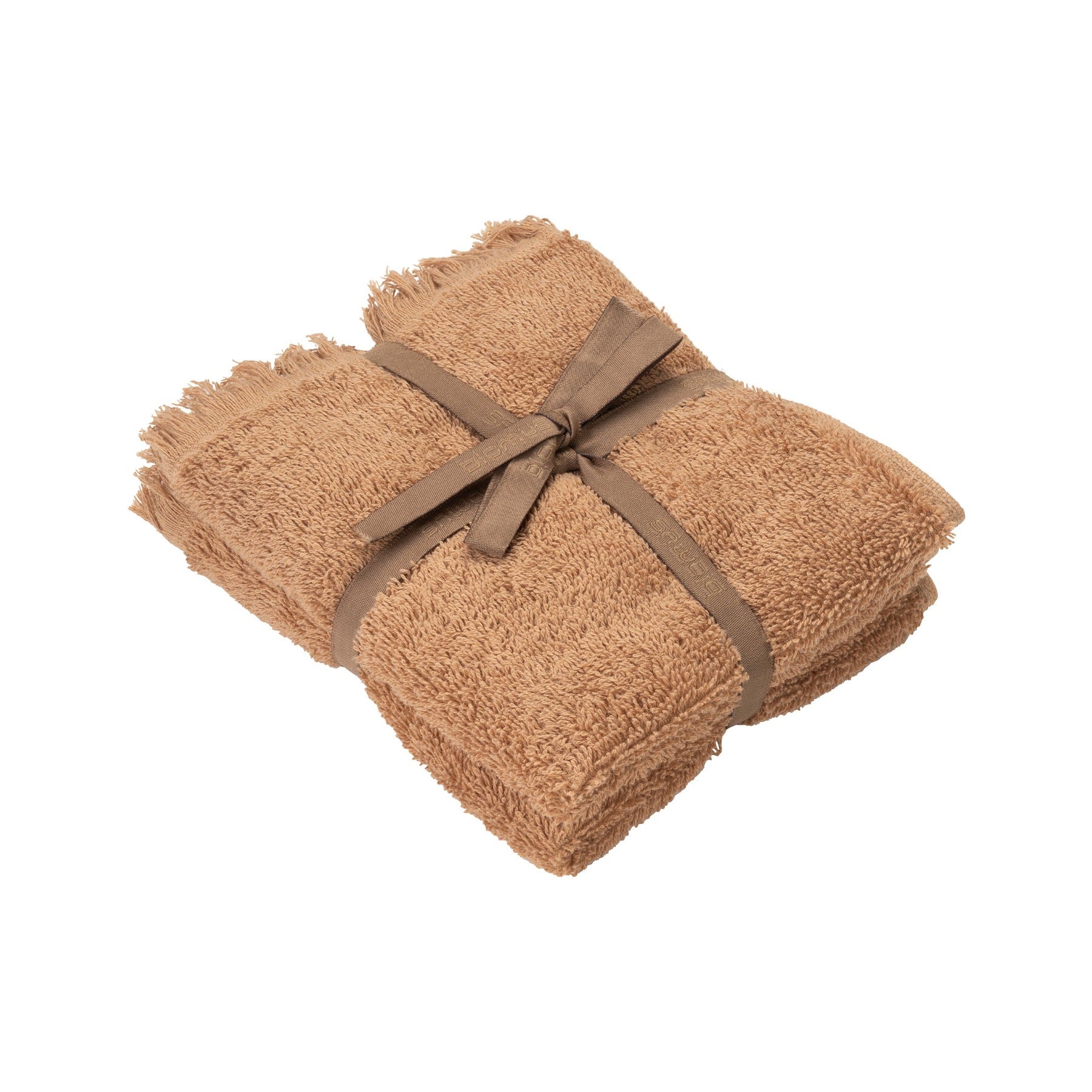 FRINO Fringed Organic Cotton Terry Guest Hand Towels 12 x 20 - 2pcs– blomus