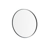 RIM Accent Mirror Clear Glass 20 Inch Black