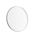 RIM Accent Mirror Clear Glass 20 Inch White