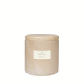 Scented Candle With Marble Container - Mora