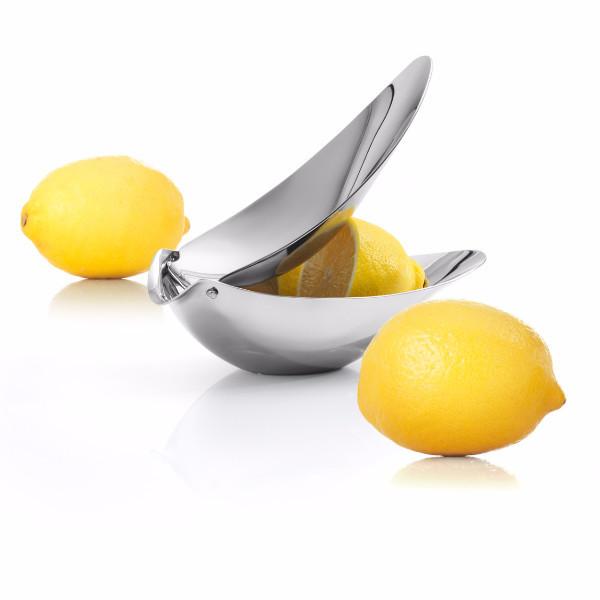 blomus CALLISTA Elegant Polished Stainless Steel Lemon Squeezer and Pourer Practical Kitchen Tool