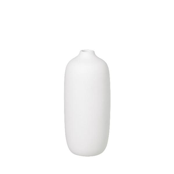 blomus CEOLA Modern Ceramic Statement Vase with Organic Soft Curves  - 3 x 7