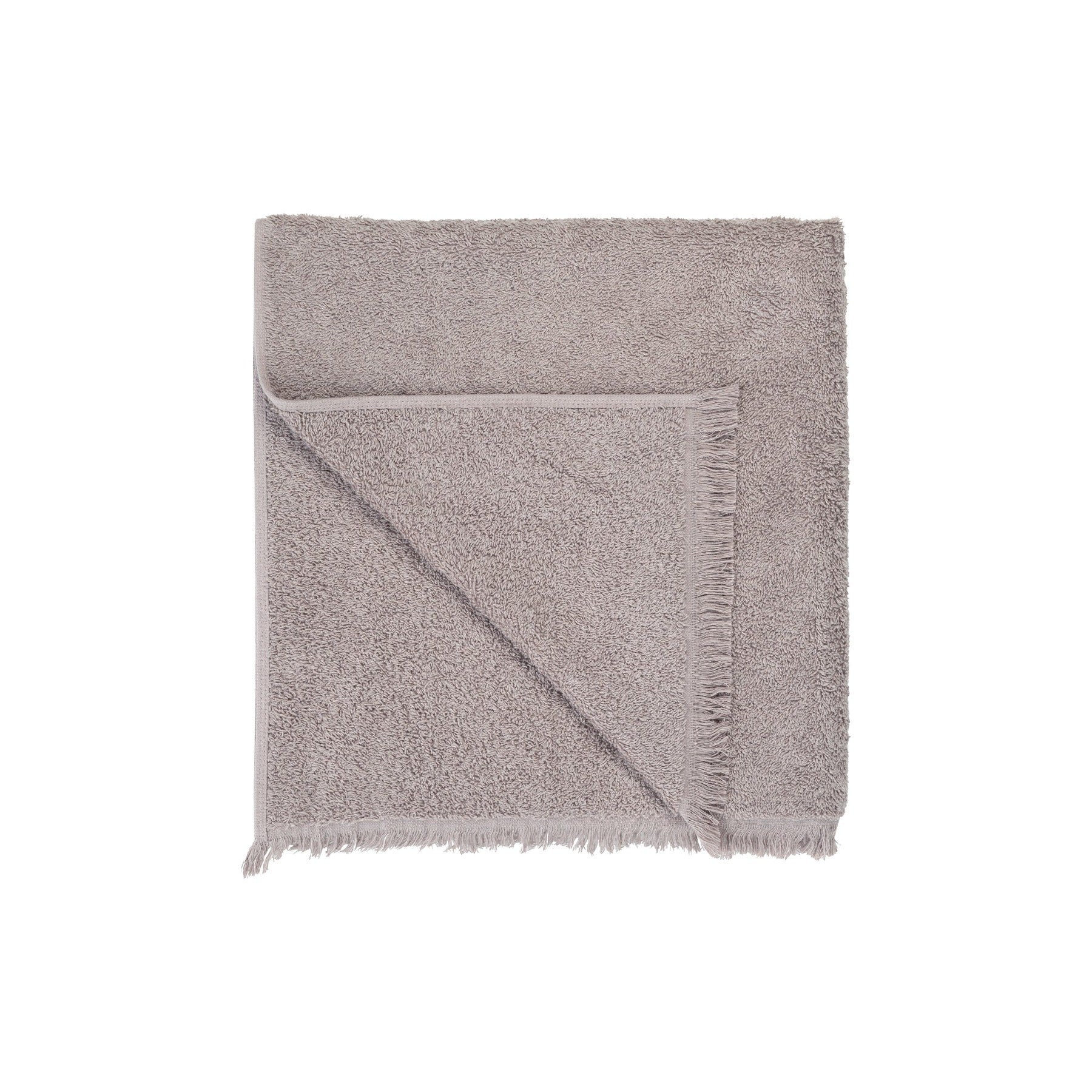blomus FRINO Fringed Terrycloth Organic Cotton Large Bath Towel 28 x 55 - OEKO-TEX Standard 100 Certified
