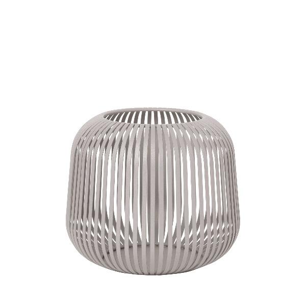 blomus LITO Steel Indoor Lantern Candleholder with Shadowed Lighting Effect - Small
