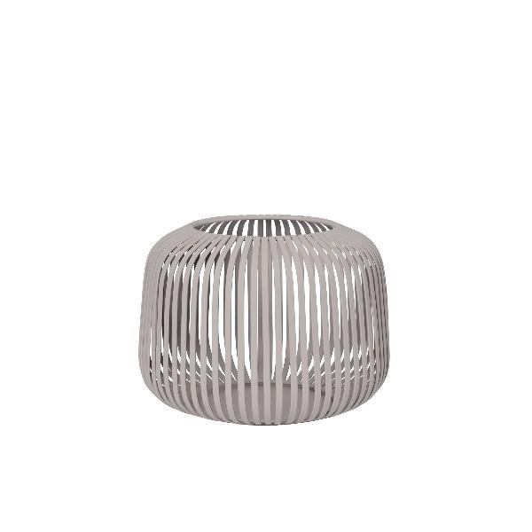 blomus LITO Steel Indoor Lantern Candleholder with Shadowed Lighting Effect - X-Small