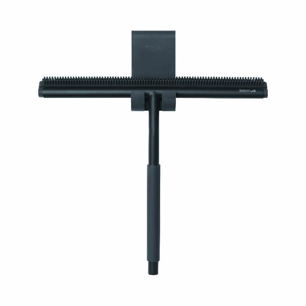 blomus MODO Bathroom Shower Squeegee and Brush With Hanger - Steel and Silicone