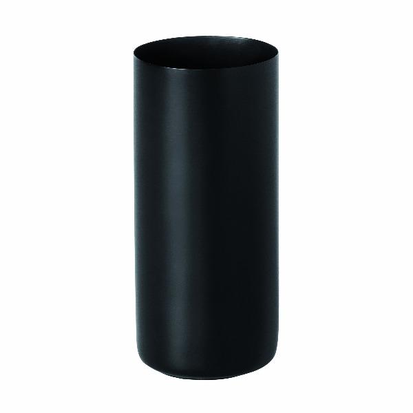 blomus MODO Ti-Coated Stainless Steel Bathroom Countertop Tumbler and Toothbrush Holder Organizer -Industrial Modern Décor