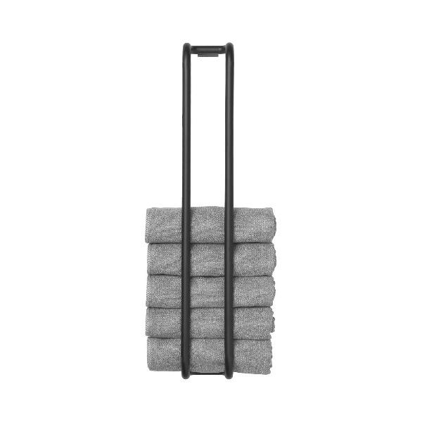 blomus MODO Wall Mounted Bathroom Hand Towel Holder - Industrial Modern Décor