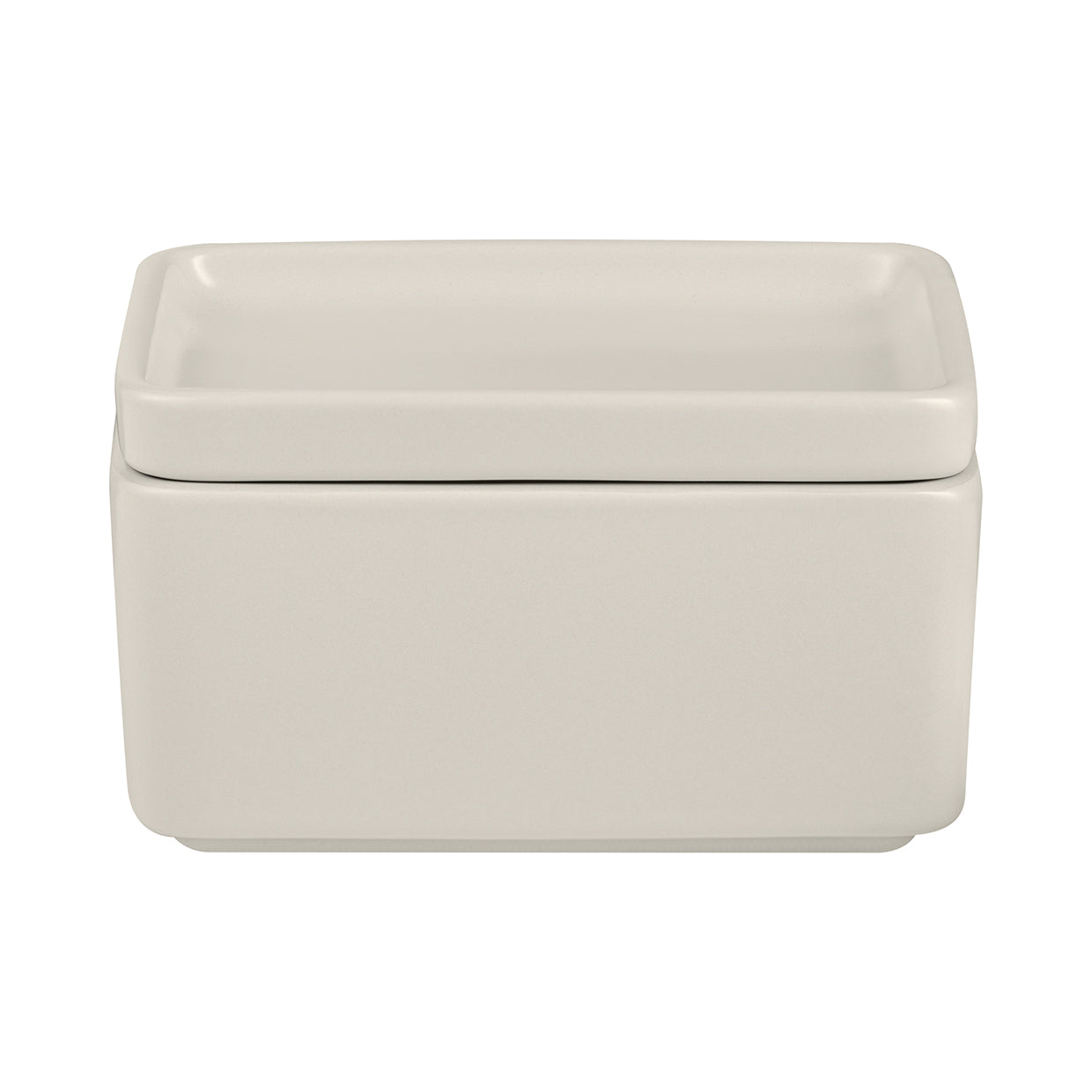 blomus PILAR Modern Stoneware Butter Dish – Butter Keeper or Snack Storage with Lid- Kitchen Dishware