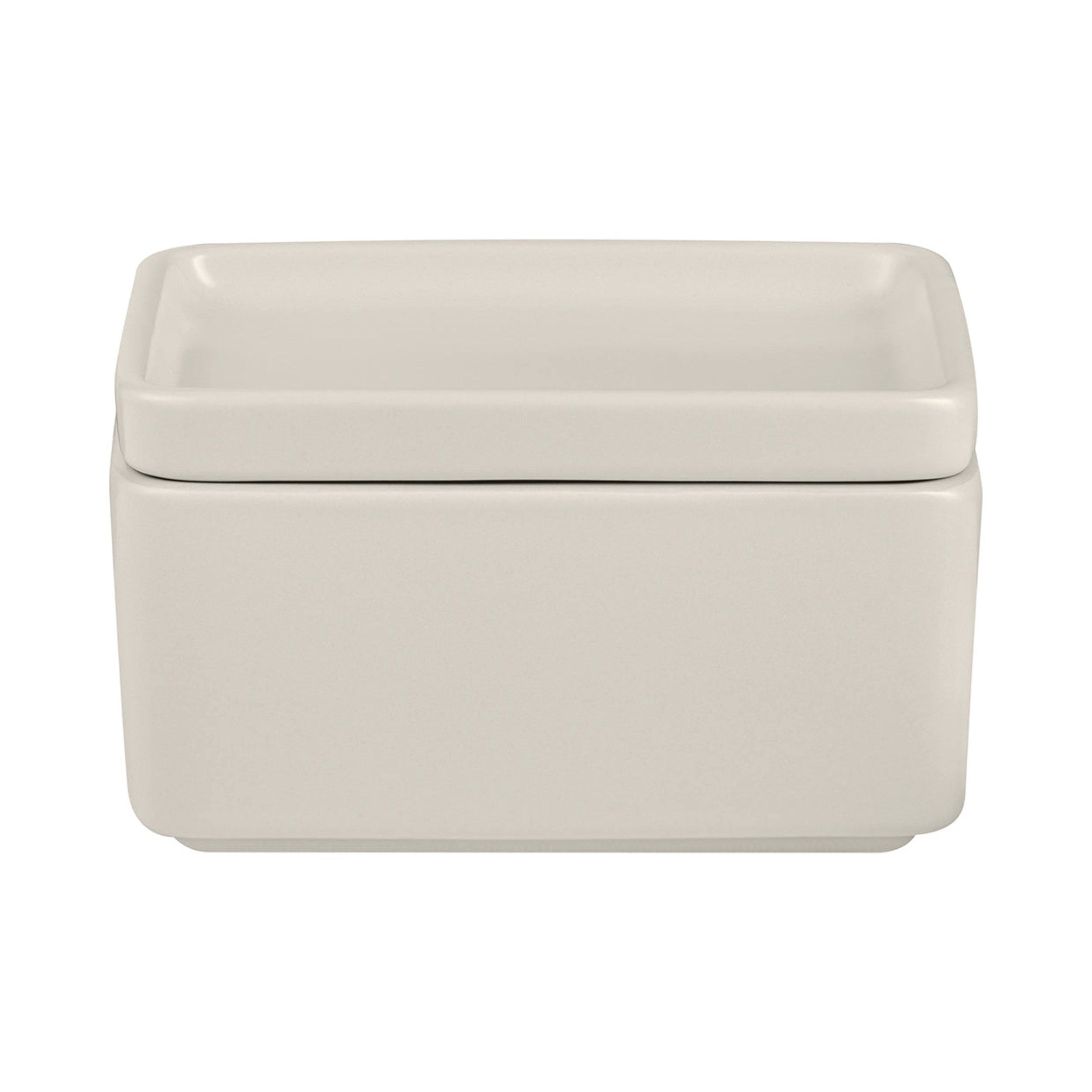 blomus PILAR Modern Stoneware Butter Dish – Butter Keeper or Snack Storage with Lid- Kitchen Dishware