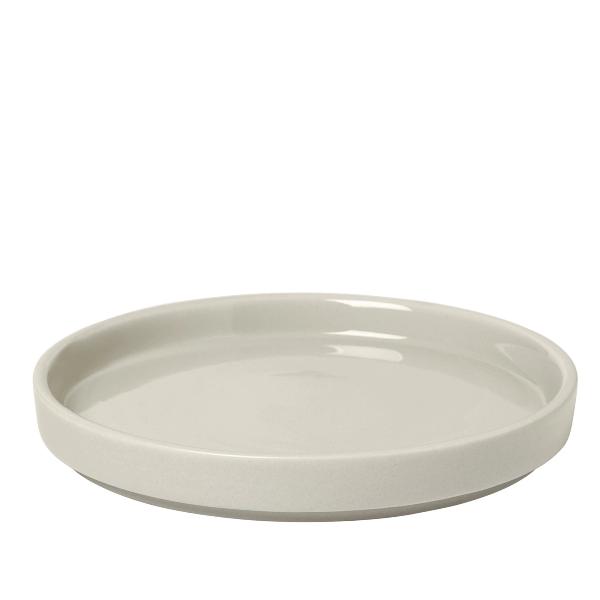 blomus PILAR Modern Stoneware Plates Sets of 4 - Dinner Plate, Side Plate, or Dessert Plate for Kitchen or Fine Formal Dining