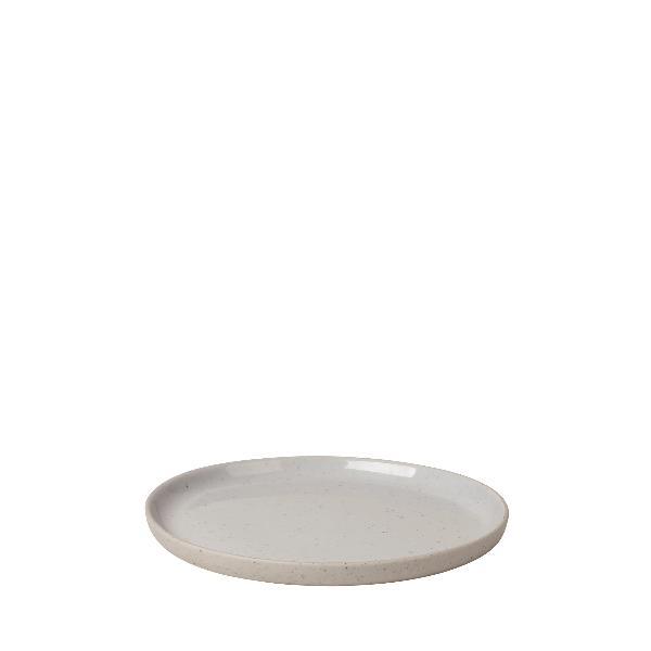blomus SABLO Scandinavian Stoneware Plates Set of 4 - Dinner Plate, Side Plate or Dessert Plate Organic Dishware