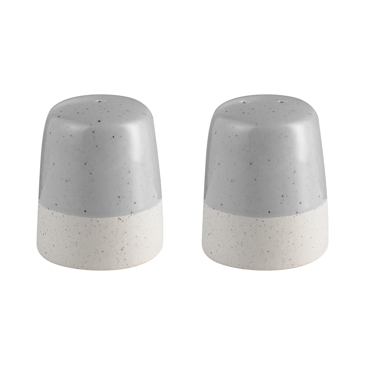blomus SABLO Scandinavian Stoneware Salt & Pepper Shaker Set for Kitchen or Formal Dining 