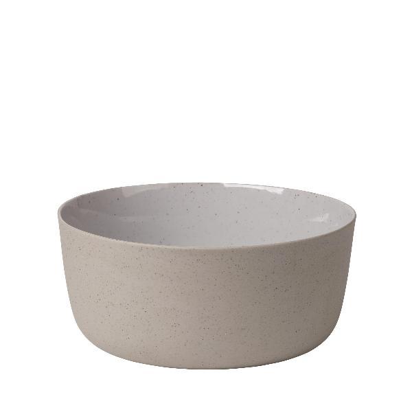 blomus SABLO Scandinavian Stoneware Serving Bowl for Salad, Pasta or Vegetables Organic Dishware