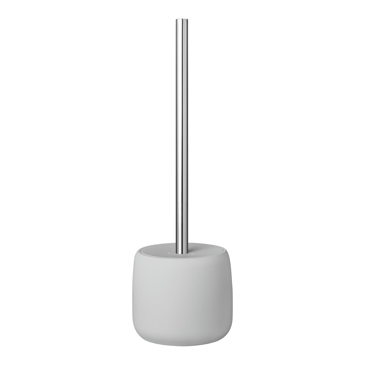 blomus SONO Toilet Plunger with Decorative Holder - Ceramic Soft Touch with Stainless Handle - Modern Design