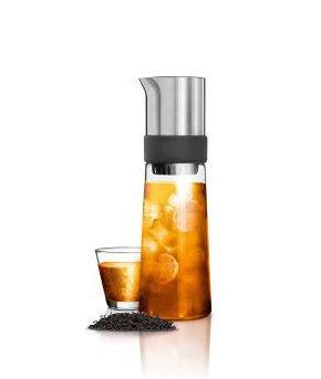 blomus TEA JAY Iced Tea Maker – Glass & Stainless Steel Cold Brew Tea Maker & Server with Integrated Filter for Entertaining