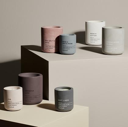 Scented Candle in Concrete Container - Small